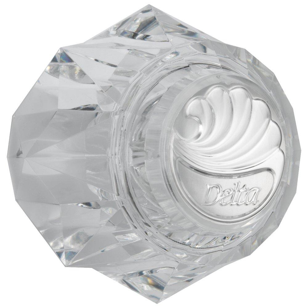 Delta Faucet Chrome 3-13/16 in. Plastic Handle Kit with Screw 