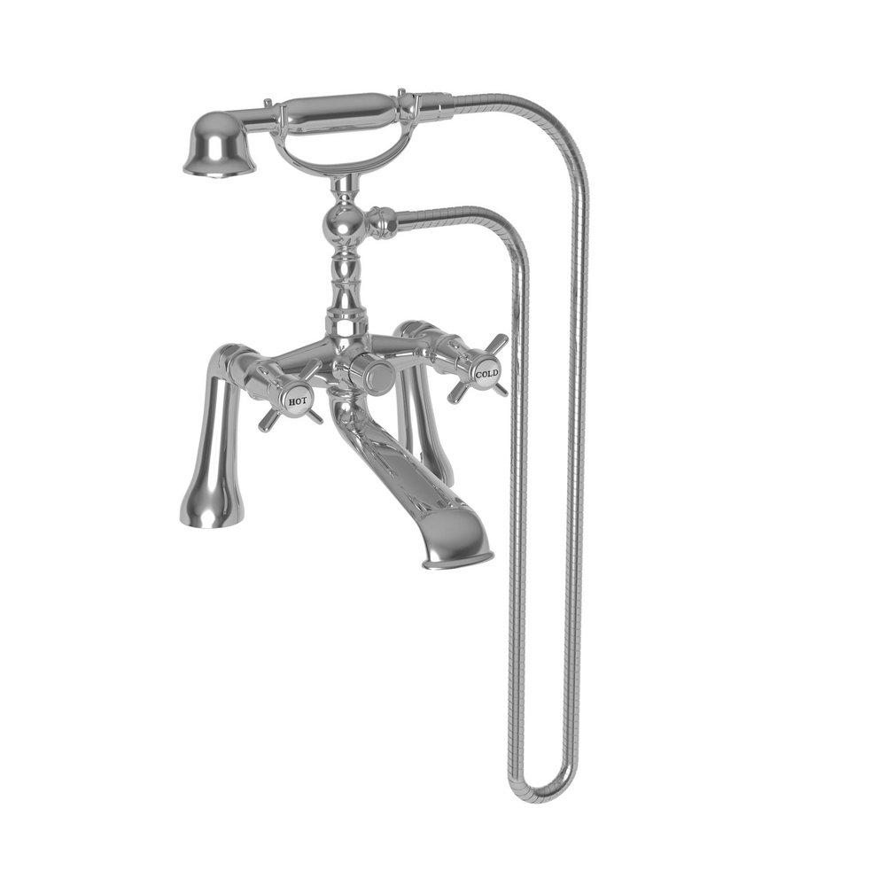 Newport Brass Polished Chrome Two Handle Roman Tub Faucet 