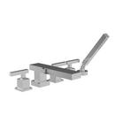 Newport Brass Polished Chrome Three Handle Roman Tub Faucet Trim Only 