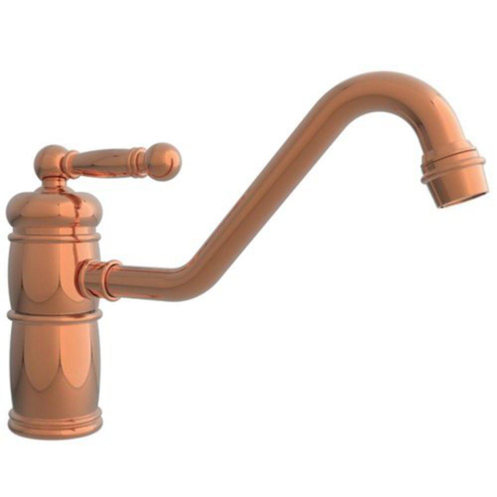 Newport Brass Polished Copper Single Handle Kitchen Faucet 