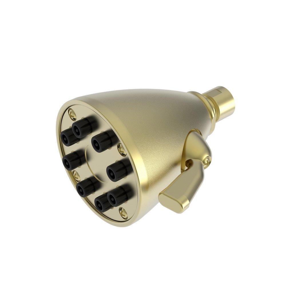 Newport Brass Satin Brass - PVD Single Function Jet Showerhead 