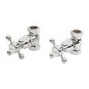 Newport Brass Polished Chrome Shut-Off Valve for Newport Brass 3-196 Floor Riser Kit 