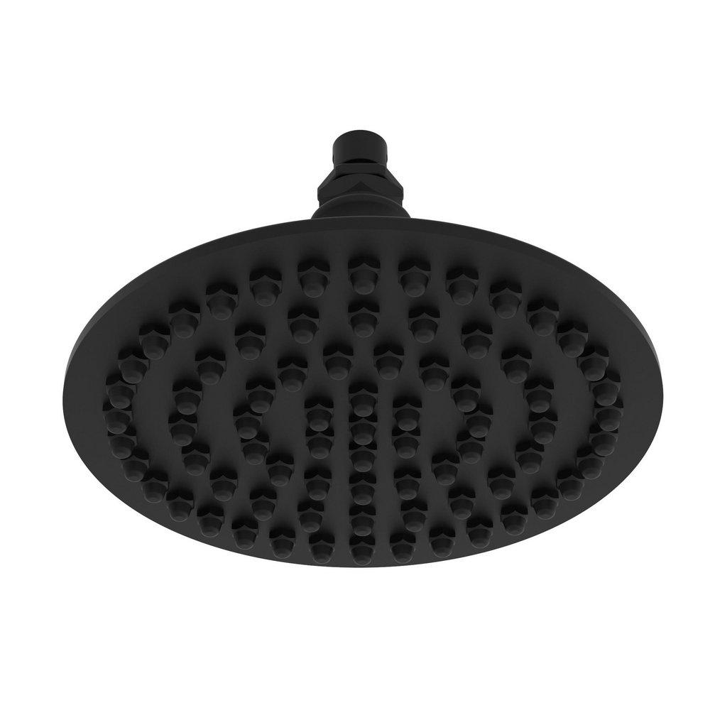 Newport Brass Flat Black Single Wide and Rain Showerhead 