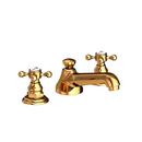 Newport Brass Polished Gold - PVD Two Handle Widespread Bathroom Sink Faucet Cross Handle 