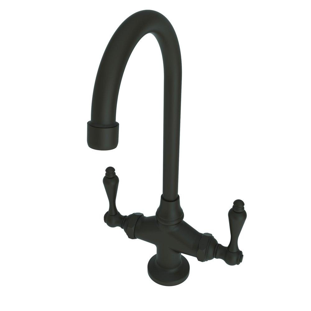 Newport Brass Oil Rubbed Bronze Prep Sink or Bar Faucet with Double Lever Handle 