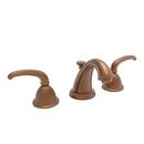 Widespread Bathroom Sink Faucet with Double Lever Handle in Antique Copper