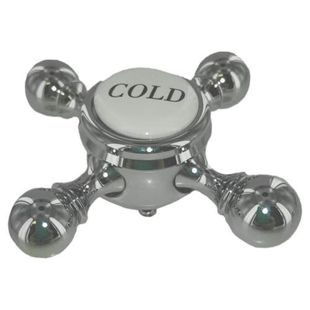 Newport Brass Polished Chrome Cold Cross Handle Only for 9481 and 9483 Pot Fillers 