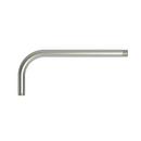 Newport Brass Satin Nickel 1/2 x 12 in. NPT Solid Brass Shower Arm 