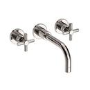 Newport Brass Polished Nickel - Natural Two Handle Widespread Bathroom Sink Faucet 