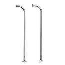 Newport Brass Polished Chrome Floor Riser Kit for Exposed Tub and Hand Shower Set 