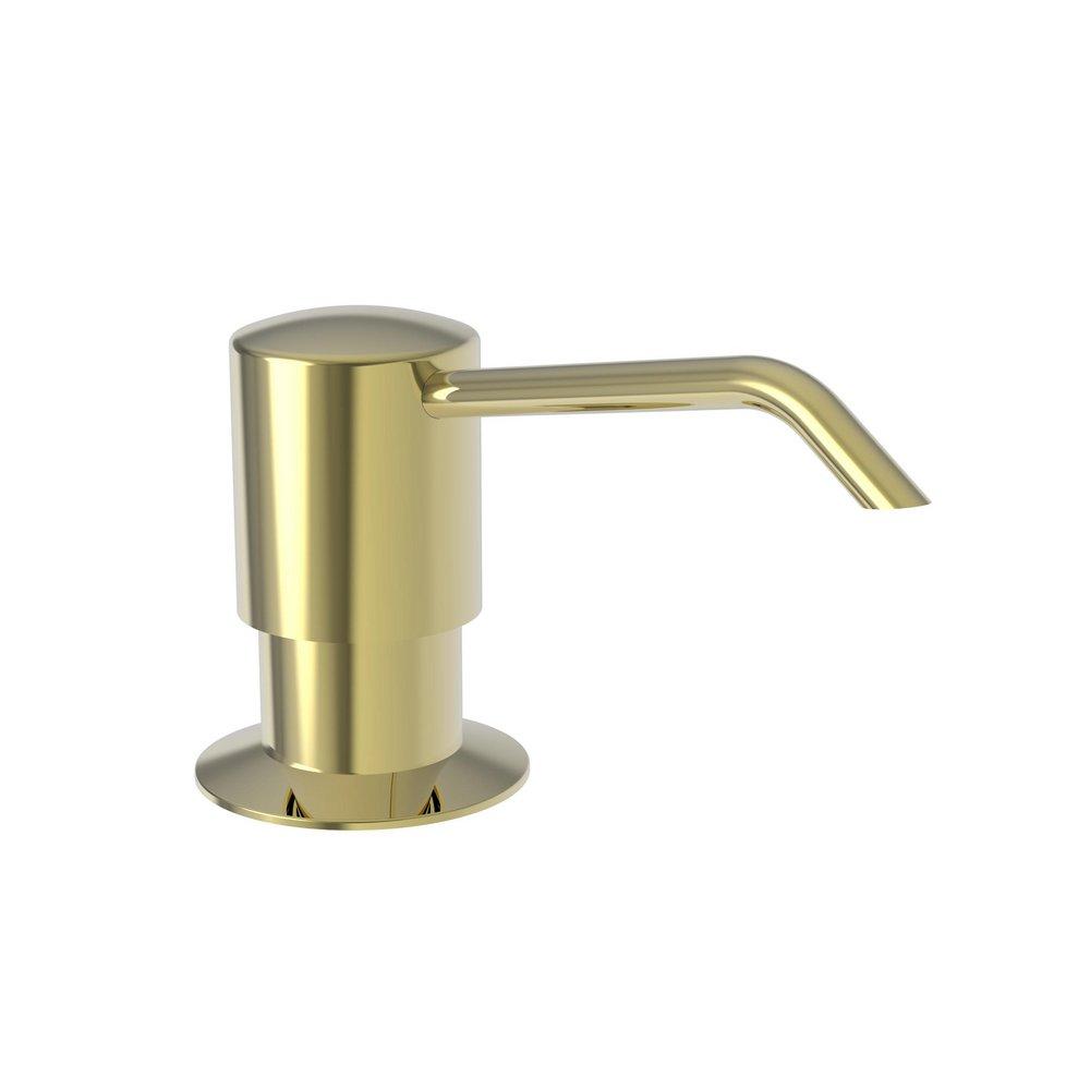 Newport Brass Uncoated Polished Brass - Living 2-13/20 in. 13 oz. Kitchen Soap Dispenser 