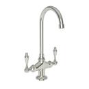 Newport Brass Polished Nickel - Natural Prep Sink or Bar Faucet with Double Lever Handle 