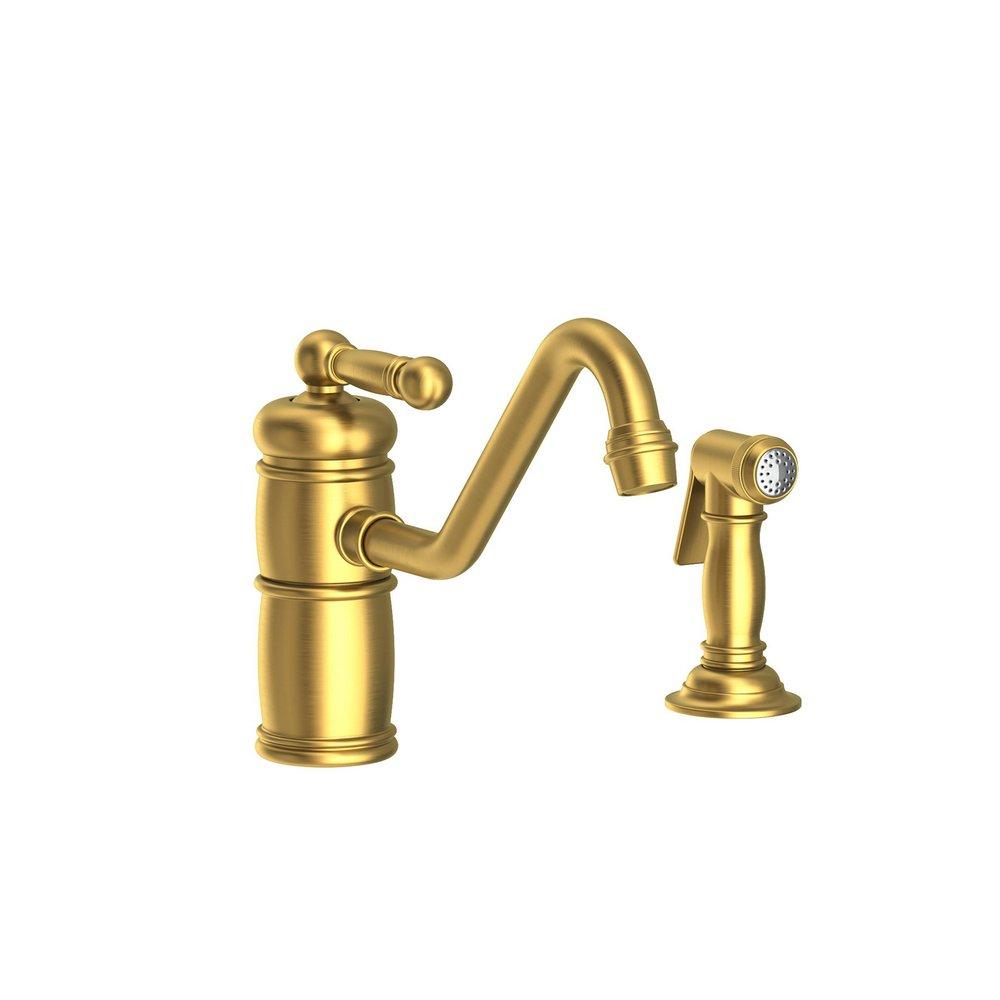 Newport Brass Satin Brass - PVD Single Handle Kitchen Faucet 