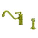 Single Handle Kitchen Faucet in Satin Brass - PVD