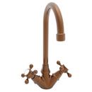 1.5 gpm Bar Faucet with Double Lever Handle in Antique Copper