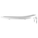 Bemis White Elongated Open Front Toilet Seat 