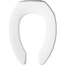 Bemis White Elongated Open Front Toilet Seat 