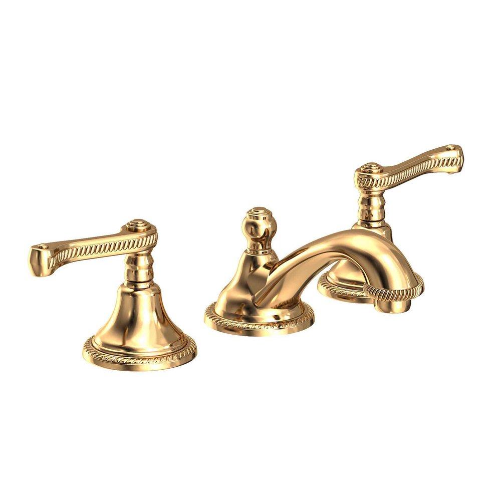 Bathroom Sink Faucet in Uncoated Polished Brass - Living 