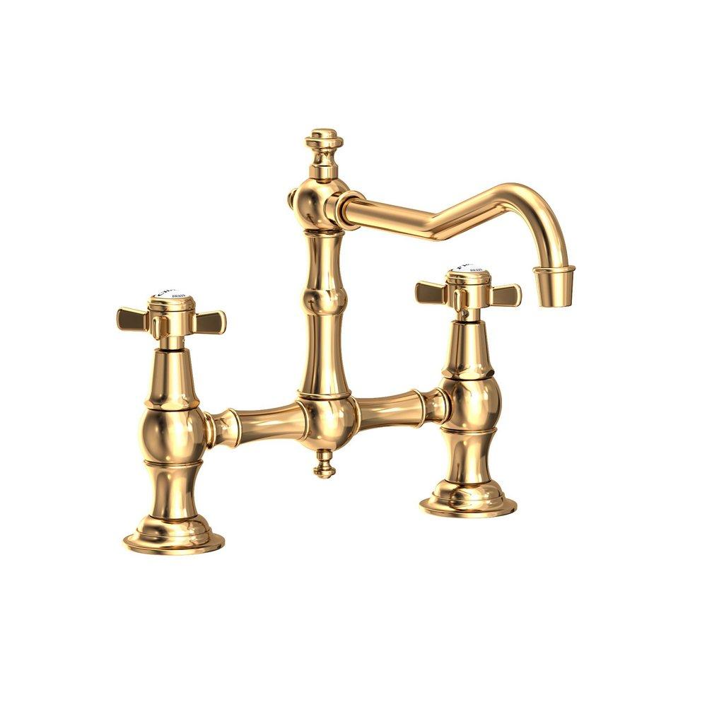 California Energy Commission Registered Lead Law Compliant 1.8 2 Handle Cross BRIDGE Kitchen Faucet 