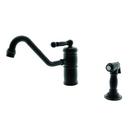 Newport Brass Gloss Black Single Handle Kitchen Faucet 