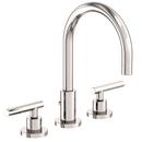 Two Handle Widespread Bathroom Sink Faucet in Polished Nickel - Natural