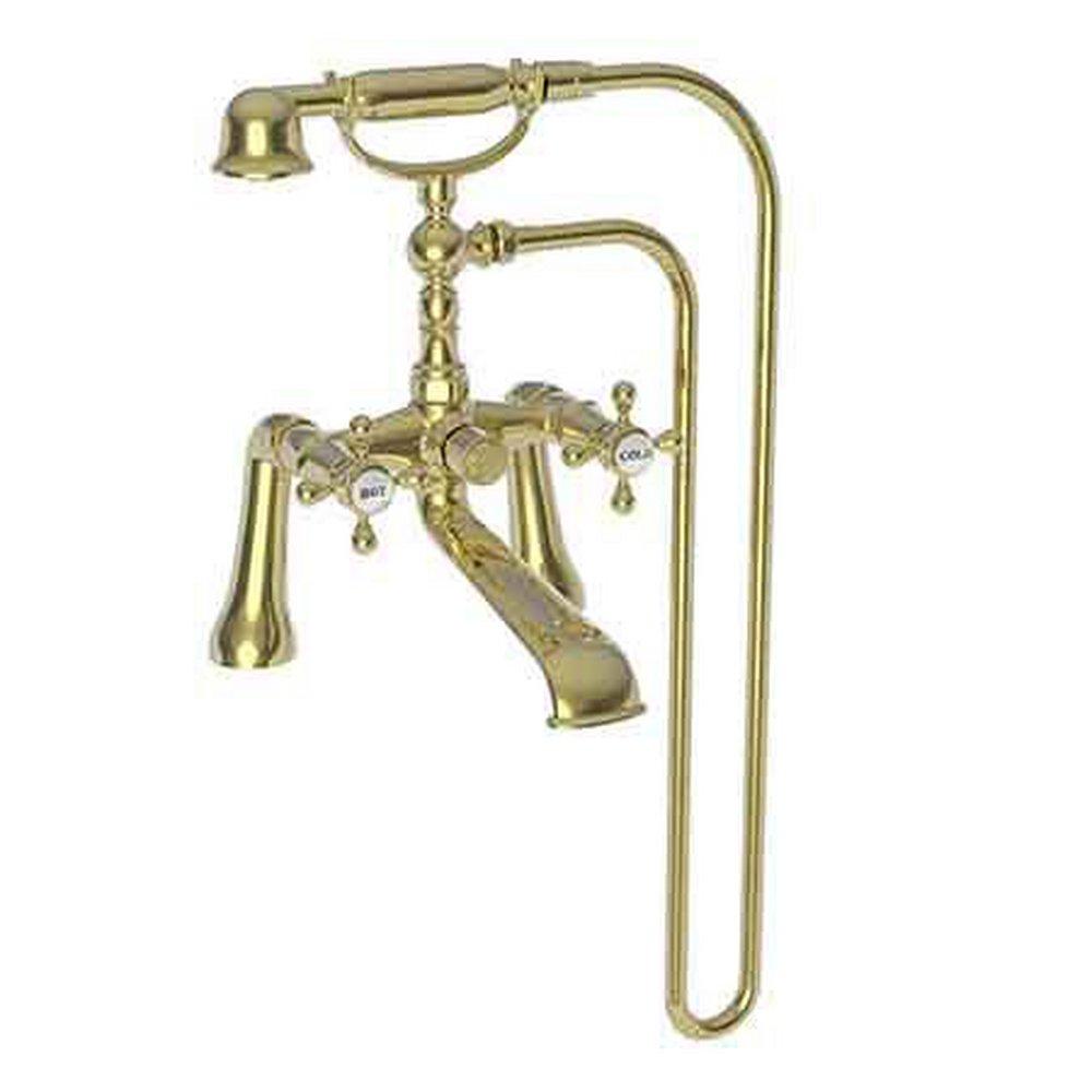 Newport Brass Uncoated Polished Brass - Living Two Handle Roman Tub Faucet 