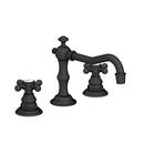 Newport Brass Flat Black Two Handle Widespread Bathroom Sink Faucet 