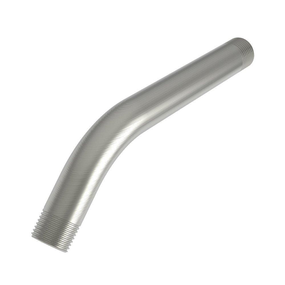 Newport Brass Satin Nickel 1/2 x 8 in. NPT Solid Brass Shower Arm 