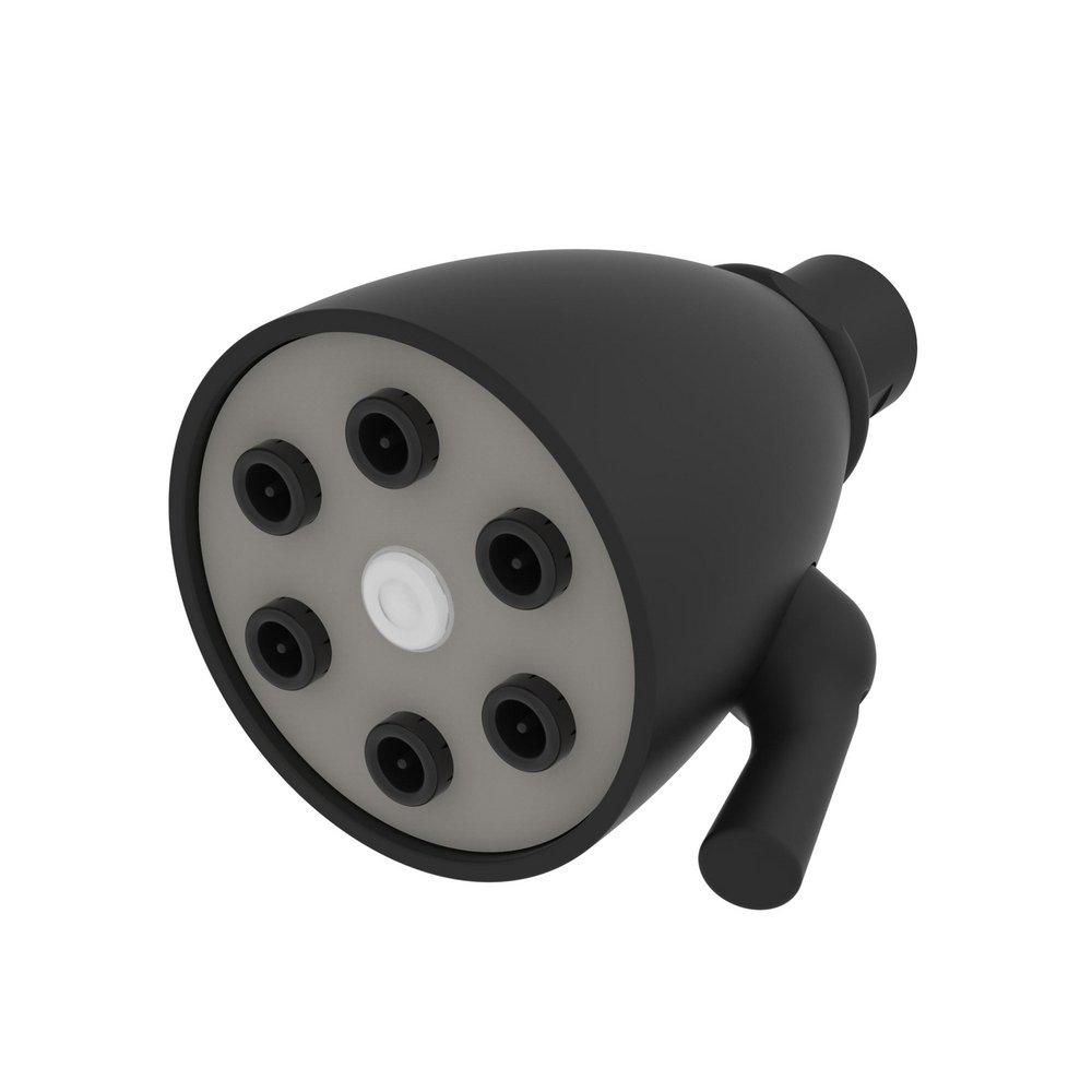 Newport Brass Flat Black Single Function Full Showerhead 