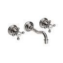 Newport Brass Polished Nickel - Natural Two Handle Widespread Bathroom Sink Faucet 