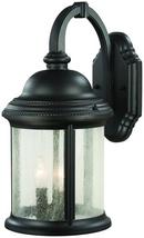 17-1/2 in. 60 W 3-Light Candelabra Lantern in Black