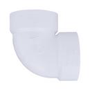 White PVC DWV 90° Vent Elbow 