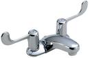 Double Wristblade Handle Bathroom Sink Faucet in Polished Chrome