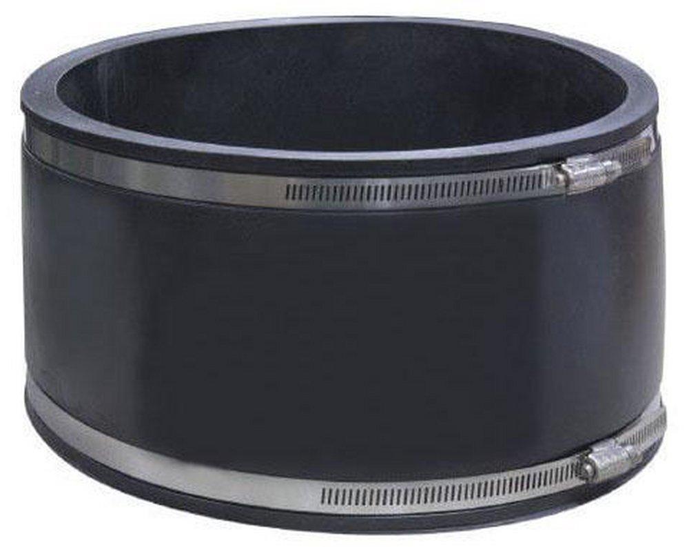 Fernco 4 in. Asbestos Cement Fiber and Ductile Iron Flexible Coupling 
