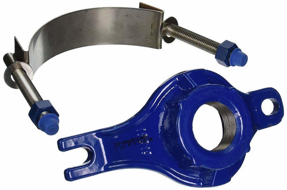 Smith Blair Inc 4 in. IP Ductile Iron Single Strap Saddle 