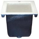 Zurn White Floor Mount Cast Iron Floor Sink 