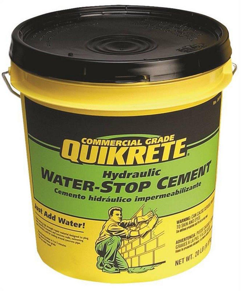 QUIKRETE&reg; Grey Pail Hydraulic Dynamite Water Stop Cement 
