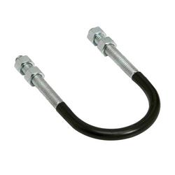 2 in. Plastic Coated U-Bolt With Hex Nuts