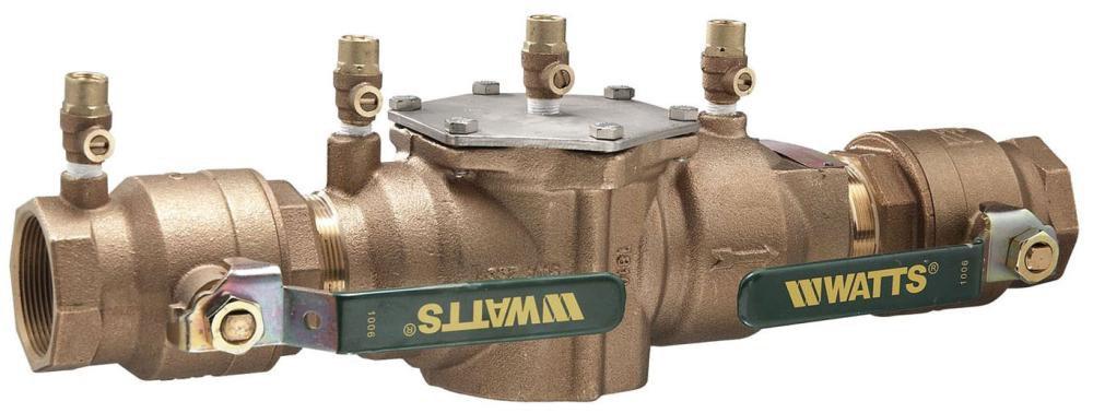 Watts Cast Bronze Bronze Female Threaded 175 psi Backflow Preventer 