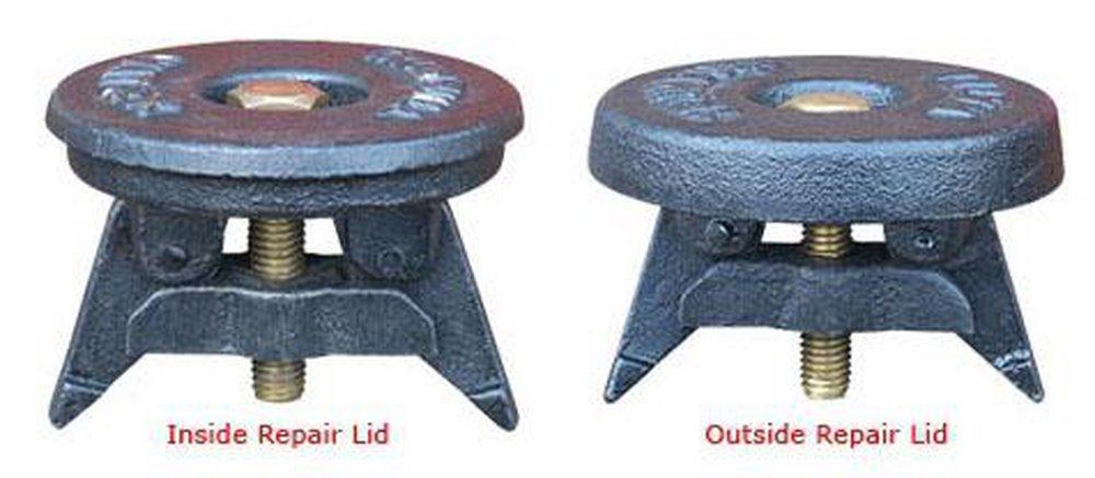 2-1/2 in. Ductile Iron Outside Curb Box Repair Lid 