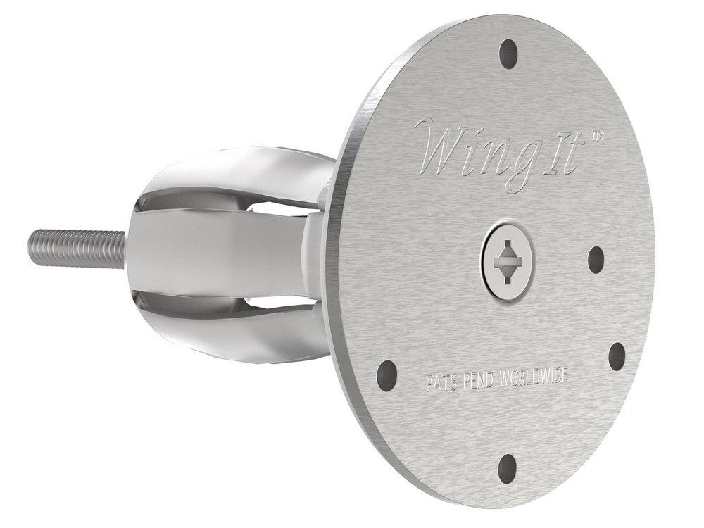 Wingits® Satin 2-3/4 in. Grab Bar Fastener 