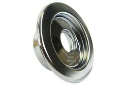 3-1/16 x 1/2 in. Steel Escutcheon in Chrome Plated