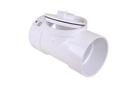 Multi-Fittings Corporation White Hub Fabricated Straight, Clean-Out and DWV Schedule 40 PVC Tee with Plug 