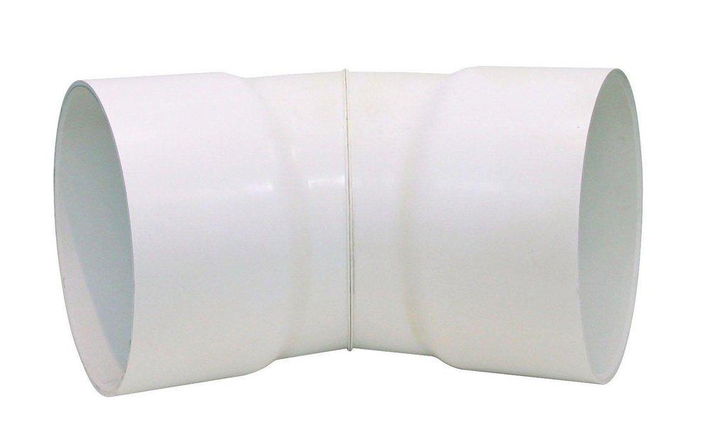 Multi-Fittings Corporation White Hub Straight and DWV Schedule 40S PVC 45 Degree Elbow 