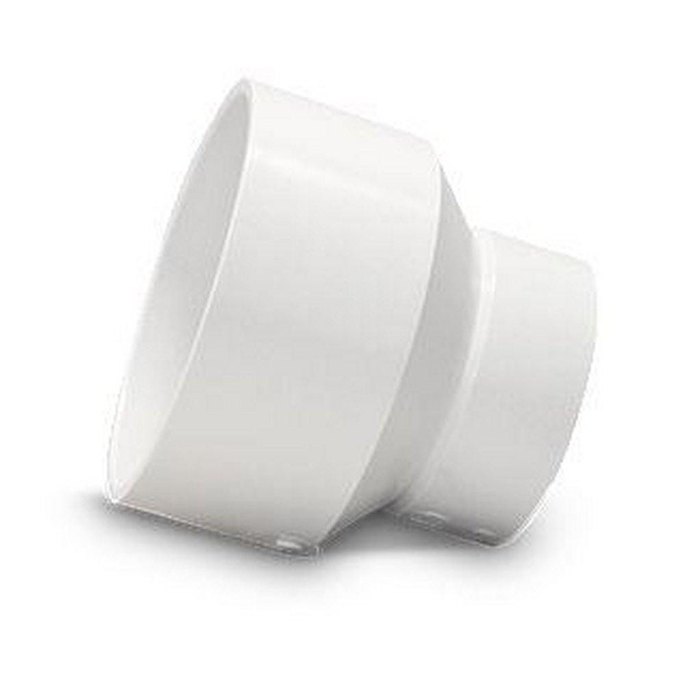 Multi-Fittings Corporation White Hub and DWV Schedule 40 PVC Increaser Coupling 