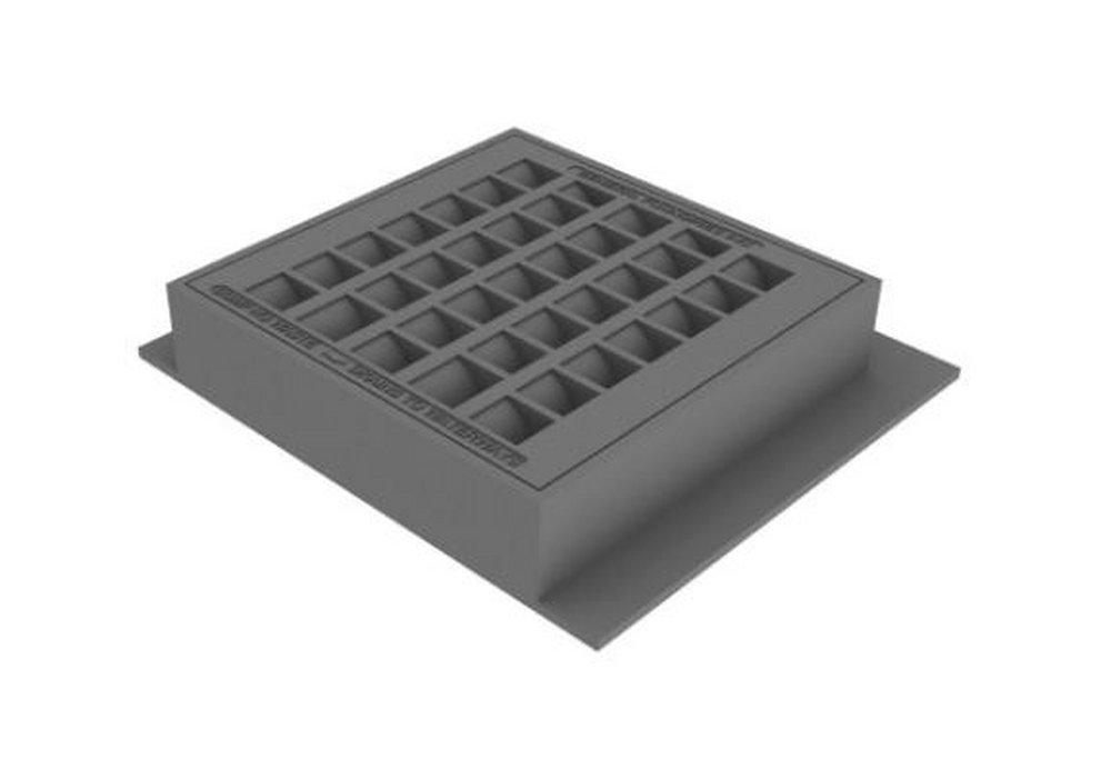 General Foundries 4 in. Heavy Duty Catch Basin Frame with 3-Flange 