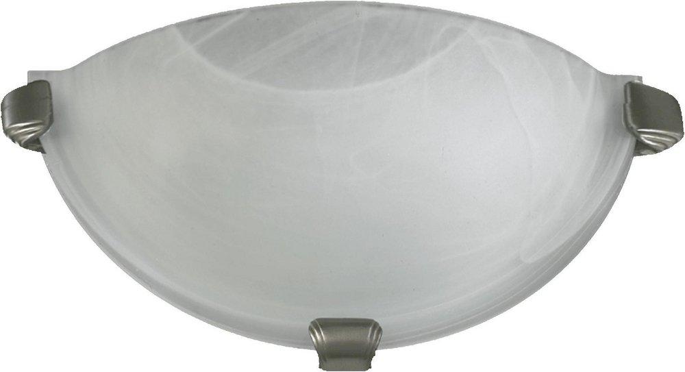 Quorum International Satin Nickel 12-1/4 in. 1-Light Wall Sconce 
