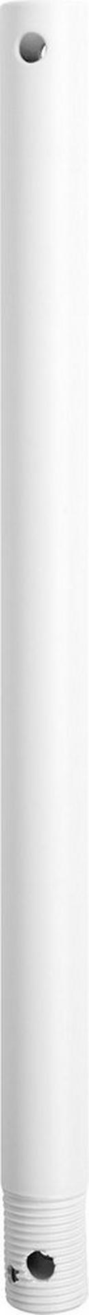 12 in. Ceiling Fan Downrod in Studio White