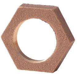 1/2 in. Threaded Brass Hex Locknut