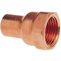 1/2 x 3/8 in. Copper Street Female Adapter